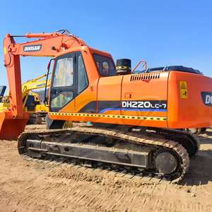 Excavatrice sur chenilles hydraulique Doosan DH220LC-7 99% neuve, 22 tonnes, d'occasion, garantie 1 an, haute efficacité, à vendre - Product Image 2