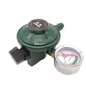 Régulateur de gaz <span class=keywords><strong>propane</strong></span> <span class=keywords><strong>butane</strong></span> avec jauge Certificat SNI Régulateur de pression de bouteille GPL HI205 - Product Image 2