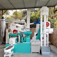 Vente chaude Bonne Qualité Combiné 6LN-15-15SFI Riz Fraiseuse Riz Moulin Machines Prix Acier 1000 Kg/H