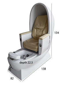 Bain de pieds électrique en bois Spa Chair Space <span class=keywords><strong>Capsule</strong></span> Massage Sofa inclinable avec fonction de manucure - Product Image 5