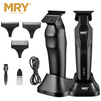 Cortadora de Pelo Profesional MRY de 7000 RPM con Cuchilla de Cerámica de Titanio, Recortadora Inalámbrica para Barbería, Máquina de Corte de Pelo Plug & Play para Hombres