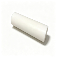 Barre en PTFE blanc en gros en stock, bonne auto-lubrification et faible coefficient de friction