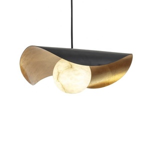 <span class=keywords><strong>Led</strong></span> droplight phòng ngủ Alabaster giường ánh sáng đá cẩm thạch sang trọng cao cấp bàn ăn Bar đèn chùm - Product Image 6