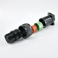 Kit de connecteurs femelles étanches en cuivre pour capteurs CIRC, série IP67, connecteurs à souder 10 broches, accessoire MS3106F-18-1S