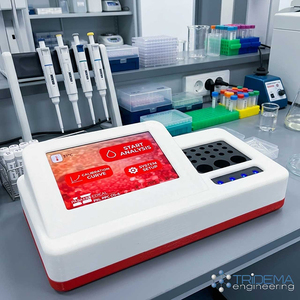 Coagulómetro Semiautomático de Doble Canal CLOT 4, Instrumento Analítico Clínico para la Detección de PT, Proteína C, Factores S y Lupus, OEM - Product Image 5