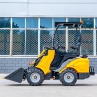 Mini-chargeur de marque chinoise de premier plan, 1500 kg, moteur Yanmar, électrique, 4x4, avec corps rotatif, chargeur télescopique tout-terrain, moment de charge élevé