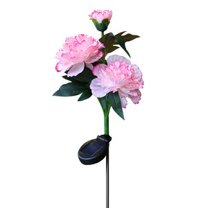Solar Peony Flower <b>Light</b> Outdoor Waterproof Garden Lamp New Year Decoration <b>for</b> Yard Lawn <b>Pathway</b> - Product Image 5