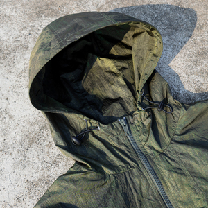 Giacca con Cappuccio Leggera <span class=keywords><strong>da</strong></span> Uomo TOPSHOW Verde Mimetico per Esterni, Antivento in Tessuto Personalizzato, Impermeabile in Nylon, con Zip, per Corsa - Product Image 3