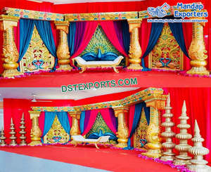 Scène de mariage en Fiber blanche, 10 pièces de meilleure qualité, plan de styliste, scène moderne pour mariage, en vente - Product Image 6