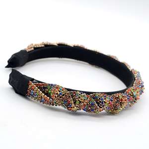 Elegante brillante borla pelo aro Huggie dibujos animados Rhinestone fila perforación naturaleza accesorios para el cabello extravagante anillo para el cabello - Product Image 5