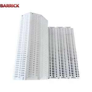 Barrick <span class=keywords><strong>400</strong></span> vierkante grid transportband, modulaire kunststof transportband, vlakke mesh PP transportband voor vleesverwerking - Product Image 3