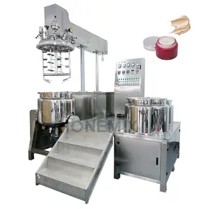 Asah Mixer emulsi geser tinggi Mixer kosmetik pengisap vakum Emulsifier