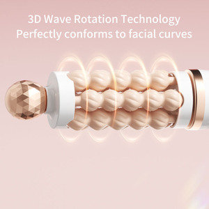 Masseur facial électrique portable rechargeable, appareil de raffermissement de la peau par vibration, lifting du visage pour le contouring et le lifting - Product Image 3