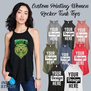 Camisetas sin mangas Tri Rocker DT137L con impresión personalizada para mujer, Diseña tu propio ajuste perfecto - Product Image 4