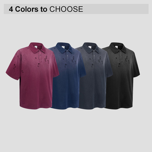 <span class=keywords><strong>Polo</strong></span> di Alta Qualità in Cotone Pesante, Effetto Lavato e Vissuto, Logo Personalizzato, <span class=keywords><strong>Oversize</strong></span>, 100% Cotone, Magliette <span class=keywords><strong>Polo</strong></span> da Uomo - Product Image 2