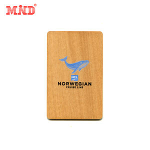 RFID Hotel Holz Bambus Schlüssel karte 13,56 MHz HF-Chips - Product Image 5