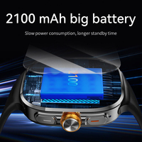 Montre connectée M99 AMOLED avec écran 2,4 pouces, 8+128 Go de RAM ROM, appels vidéo 5G, longue autonomie de la batterie, étanche, prix d'usine