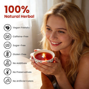 Thé aux herbes OEM privé gingembre et rose pour le confort du <span class=keywords><strong>cycle</strong></span> féminin, thé <span class=keywords><strong>menstruel</strong></span>, thé pour les troubles prénataux (TSP) - Product Image 4