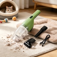 Nouvel aspirateur portable haute puissance (plus de 4000 Pa) pour voiture et maison, double usage humide/sec, en ABS, pour l'élimination des poils d'animaux, multifonction