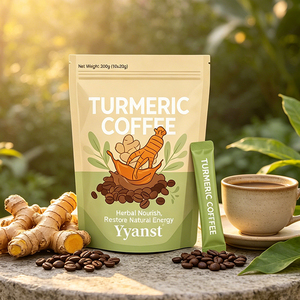 Café de Cúrcuma Premium Herbal Nourish Restore, Suplemento Natural para Energía y Vitalidad, para el Bienestar Diario, 20g*10 - Product Image 6