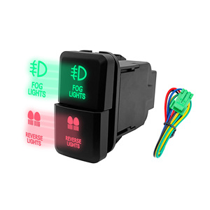 สวิตช์โยกแบบ DPDT 8 ขา 12V/24V เปิด-ปิด พร้อมไฟ LED แสดงสถานะ ป้องกันน้ำ IP68 ผลิตจากทองเหลือง สำหรับรถพ่วง รถบรรทุก รถยนต์ RV รถสำหรับขับบนหิมะ - Product Image 5
