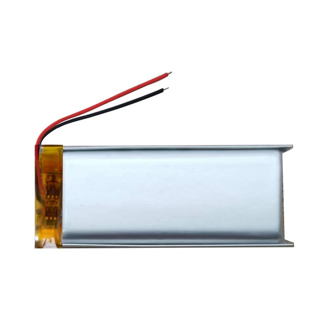 3.7V 800mAh 2 Wires 802050 Polymer Lithium Ion Battery for TWS Recorder Smartband MP3 Smart Watch L043
