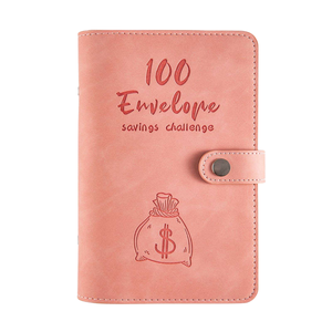 Agenda A6 con rilegatura a punto metallico, 100 buste, copertina in tessuto, design stampato, accessori di cancelleria personalizzabili - Product Image 1