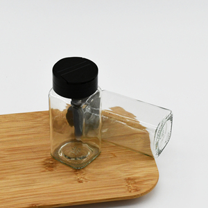 Hot bán <span class=keywords><strong>120ml</strong></span> vuông Gia vị chai với bướm có nắp đậy cho nhà bếp gia vị lưu trữ trong kho - Product Image 2