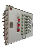 Boîtier de commande d'éclairage anti-explosion à haute protection Ex d Ex E IP65 IP66 IECEx ATEX pour zones dangereuses industrielles