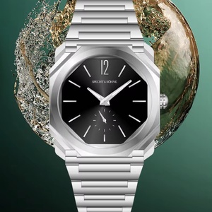 2026 New Luxury Fashion 38MM Specht Sohne Square Case Ultrathin Quartz <b>Watch</b> Men Stainless Steel Sapphire Crystal 50M Waterproof - Product Image 1