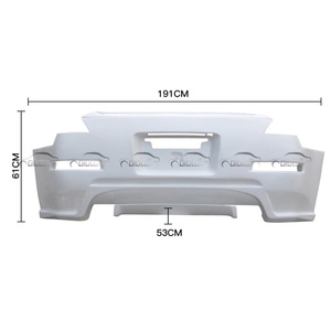Kit carrosserie de type ING, nouveau pare-chocs arrière avec découpes pour l'échappement pour Nissan 350Z Fair Lady Skyline Z33 2003+ - Product Image 1
