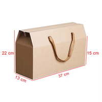 Boîtes personnalisées, sacs cadeaux, emballages pour miel, œufs, fruits et aliments de spécialité, boîtes en carton ondulé en papier kraft avec poignées en corde