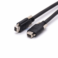 Câble d'interface pour caméra avec connecteur 1394b droit vers connecteur MINI