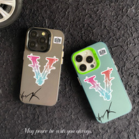 Coque de téléphone tendance et personnalisée en PC colorée pour iPhone 17 16 15 14 Pro Max 12 13 Mini XS XR – Étui élégant