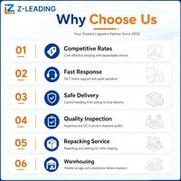 DDP Z-Leading Logistics, Servicio de Envío LCL+Express de China a España para Mercancías Generales y Peligrosas con Envío en 2 Días