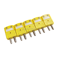 Conector de Termopar Tipo K T J E N R S U de Alta Calidad, Mini Conector Macho y Hembra