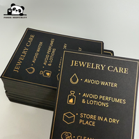 Tarjetas de Agradecimiento Personalizadas de Lujo para Bodas, Negocios, con Papel Negro de 500 g/m², Impresión en Dorado/Plateado, Tamaño 4x6, 5x7