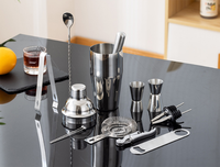 Ensemble de shakers à cocktails en acier inoxydable, outils de barman, ensemble de shakers à cocktails de qualité supérieure en acier inoxydable, ensemble de bar à cocktails