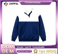 Sweat-shirt à capuche zippé personnalisé OEM ODM pour homme, en maille douce, coupe ample, avec logo personnalisé, MOQ 1 pièce