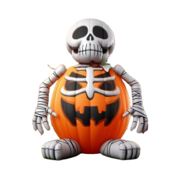 Decoración de Halloween inflable para exteriores, adorno de patio Led, fantasma animado, esqueleto, hombre, calabaza y diseño fantasma - Product Image 5