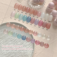 ANNIES Mist Creek Ice Grease Series Nail Polish Gel 2026 Nouveau Gel à Ongles Couleur Nude Thé au Lait Nécessite une Lampe UV pour Sécher