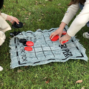 <span class=keywords><strong>Dama</strong></span> grande, <span class=keywords><strong>dama</strong></span> Jumbo 3 in 1 <span class=keywords><strong>dama</strong></span> tappeto <span class=keywords><strong>gioco</strong></span> da tavolo con Set di punte Tac Super Tic - Product Image 3