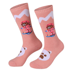 Chaussettes de <span class=keywords><strong>ski</strong></span> avec logo personnalisé : chaussettes mi-mollet isolées thermiquement avec semelle rembourrée, tissu respirant, adaptées au <span class=keywords><strong>ski</strong></span> - Product Image 2