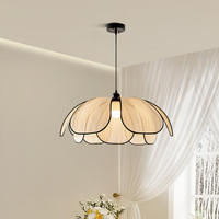 Lampe suspendue pour table à manger, forme de fleur, luminaire suspendu, style moderne du milieu du siècle