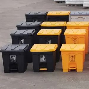 50L Hot Verkoop Openbare Indoor Outdoor Plastic Recycling Vuilnisbak Vuilnis Prullenbak Afvalbakken