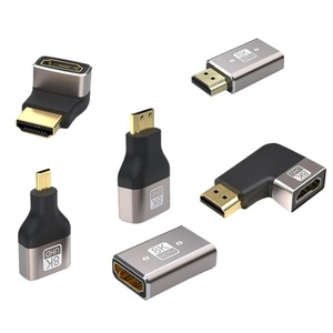 อะแดปเตอร์ HDMI 8K UHD อลูมิเนียมอัลลอยด์แบบเสียบสำหรับการเชื่อมต่อจอภาพโปรเจคเตอร์กล่องรับสัญญาณ - Product Image 1