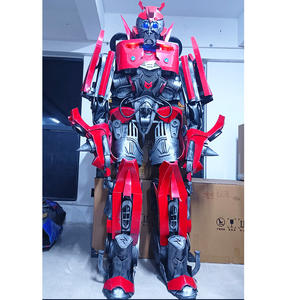 Costume de mascotte <span class=keywords><strong>Transformers</strong></span> Rouge pour Adultes : Dino Robot, Bumblebee, Megatron, <span class=keywords><strong>Optimus</strong></span> <span class=keywords><strong>Prime</strong></span> – Idéal pour les spectacles - Product Image 2