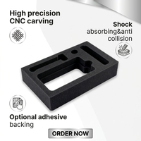 Moule de découpe CNC en mousse écologique pour coffre à outils, articles fragiles, verrerie, cadeaux, électronique, emballage de protection pour expédition