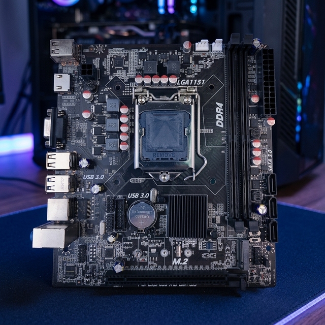 PCWINMAX New H110 Micro ATX Motherboard LGA1151 DDR4 32GB OEM ODM Ready Stock for 6th 7th Gen CPU Office Desktop