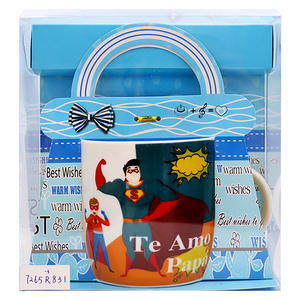 De Superman Impresión de cristal <span class=keywords><strong>Super</strong></span> héroe de tazas de café de cerámica para regalo - Product Image 4